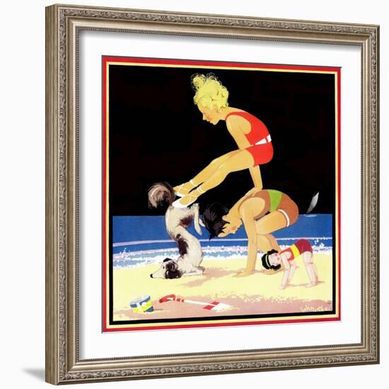 Leap Frog - Child Life-John Gee-Framed Giclee Print