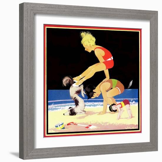 Leap Frog - Child Life-John Gee-Framed Giclee Print