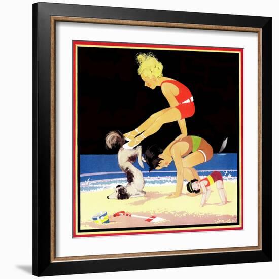 Leap Frog - Child Life-John Gee-Framed Giclee Print