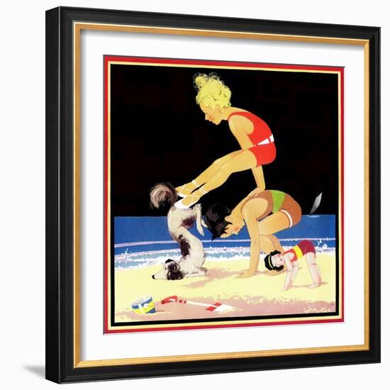 Leap Frog - Child Life-John Gee-Framed Giclee Print