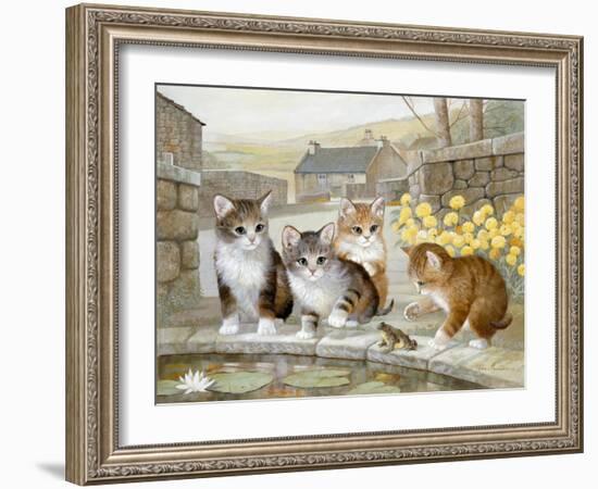 Leap Frog Fun-Ruane Manning-Framed Art Print