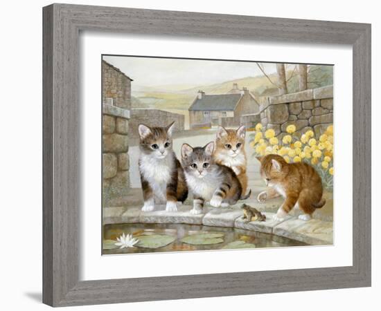 Leap Frog Fun-Ruane Manning-Framed Art Print