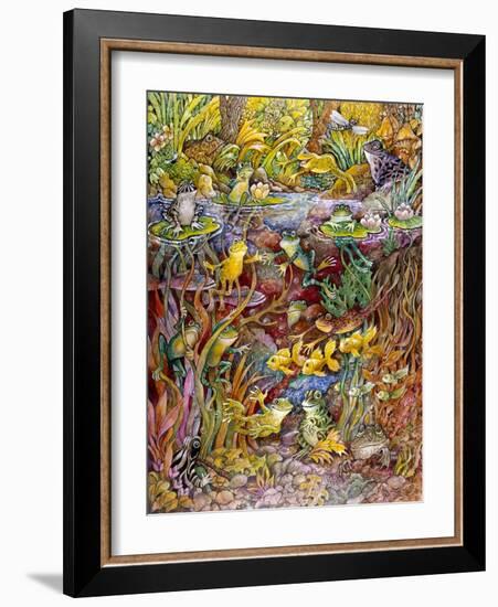 Leap Frog-Bill Bell-Framed Giclee Print