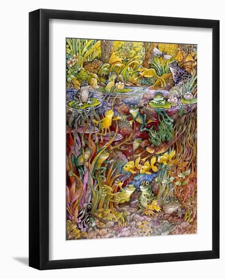 Leap Frog-Bill Bell-Framed Giclee Print