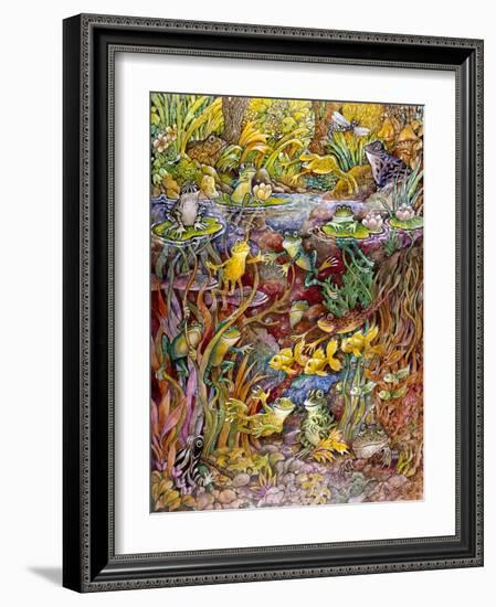 Leap Frog-Bill Bell-Framed Giclee Print