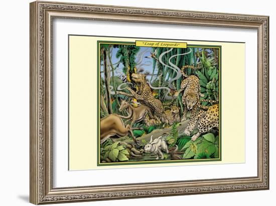 Leap of Leopards-Richard Kelly-Framed Art Print