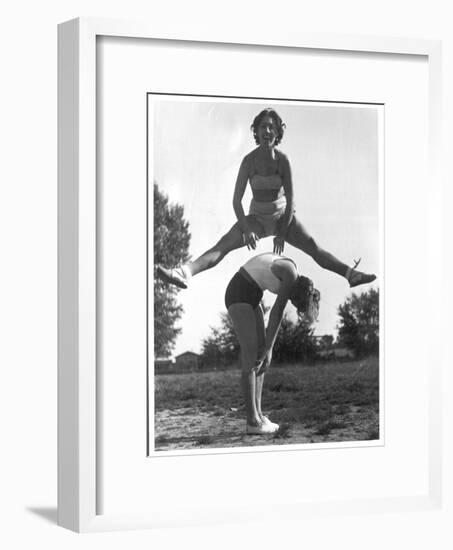 Leapfrogging for Health and Fitness-null-Framed Photographic Print