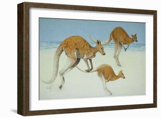 Leaping Ahead-Pat Scott-Framed Giclee Print