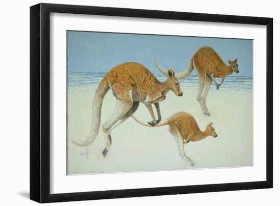 Leaping Ahead-Pat Scott-Framed Giclee Print