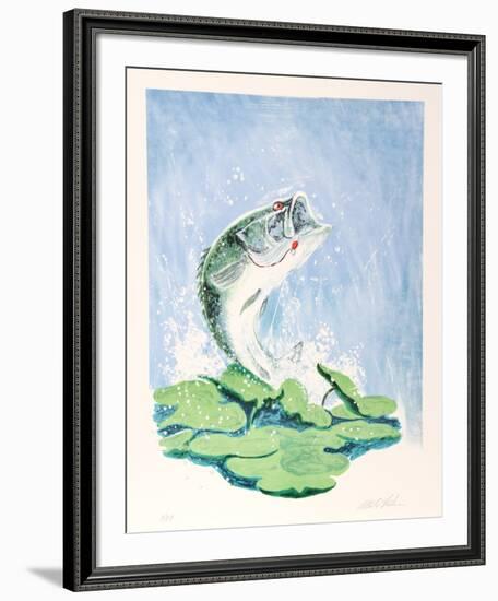 Leaping Lunker-Allen Friedman-Framed Limited Edition