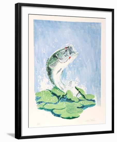 Leaping Lunker-Allen Friedman-Framed Limited Edition