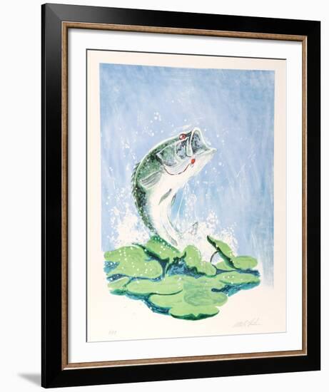 Leaping Lunker-Allen Friedman-Framed Limited Edition