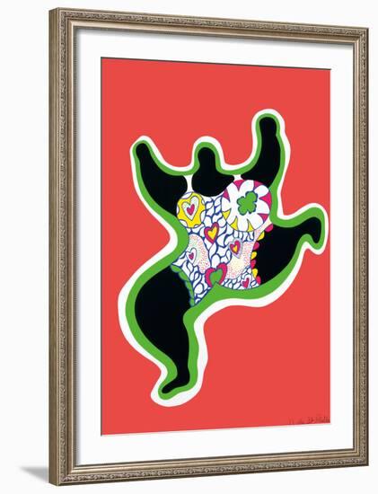 Leaping Nana, part of the series Nana Power, 1970-Niki De Saint Phalle-Framed Art Print