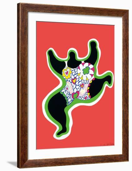 Leaping Nana, part of the series Nana Power, 1970-Niki De Saint Phalle-Framed Art Print