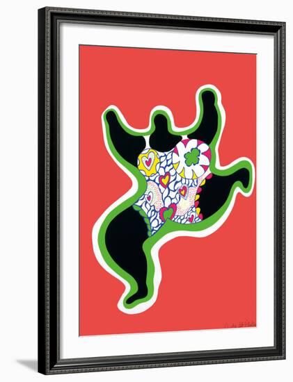 Leaping Nana, part of the series Nana Power, 1970-Niki De Saint Phalle-Framed Art Print