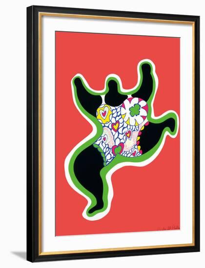 Leaping Nana, part of the series Nana Power, 1970-Niki De Saint Phalle-Framed Art Print