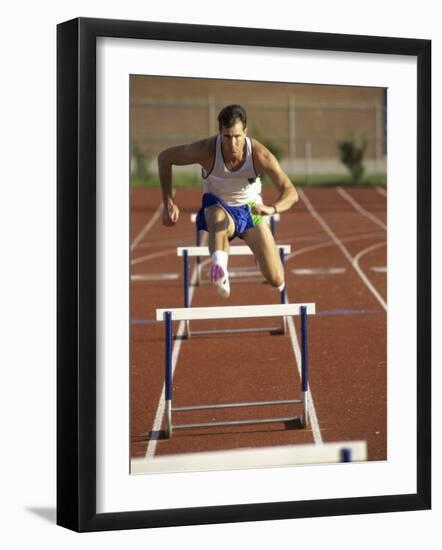 Leaping Over Hurdles-null-Framed Photographic Print