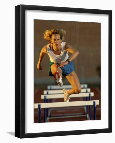 Leaping Over Hurdles-null-Framed Photographic Print