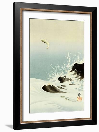 Leaping Trout-Koson Ohara-Framed Giclee Print