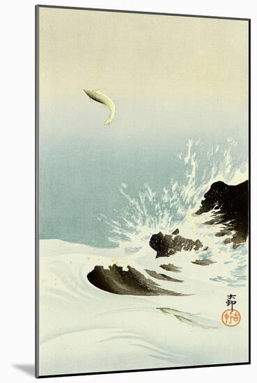 Leaping Trout-Koson Ohara-Mounted Giclee Print