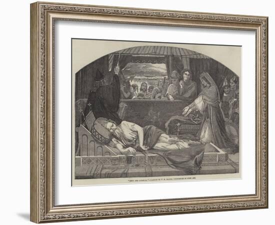 Lear and Cordelia-Ford Madox Brown-Framed Giclee Print