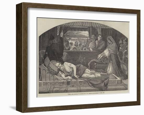 Lear and Cordelia-Ford Madox Brown-Framed Giclee Print