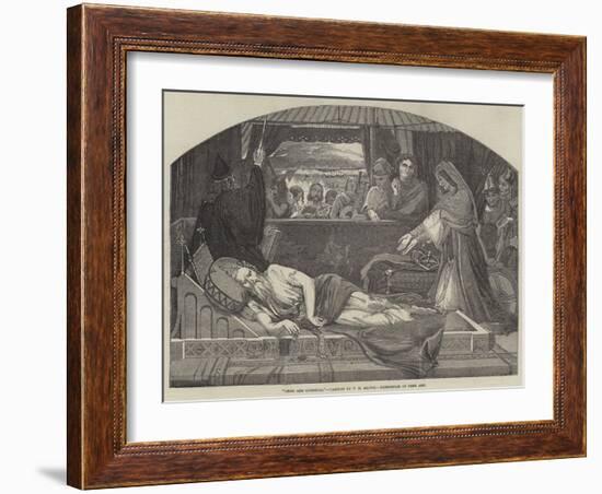 Lear and Cordelia-Ford Madox Brown-Framed Giclee Print