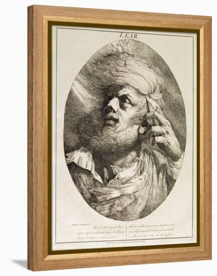 Lear, from King Lear, Act Iii, Scene 3, 1776 (Etching)-John Hamilton Mortimer-Framed Premier Image Canvas