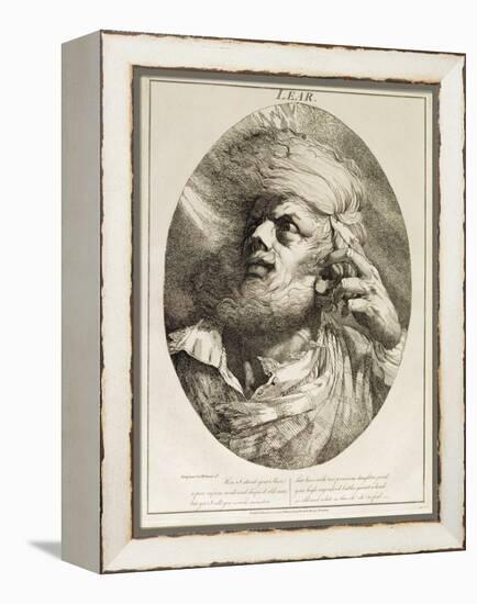 Lear, from King Lear, Act Iii, Scene 3, 1776 (Etching)-John Hamilton Mortimer-Framed Premier Image Canvas