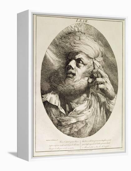 Lear, from King Lear, Act Iii, Scene 3, 1776 (Etching)-John Hamilton Mortimer-Framed Premier Image Canvas