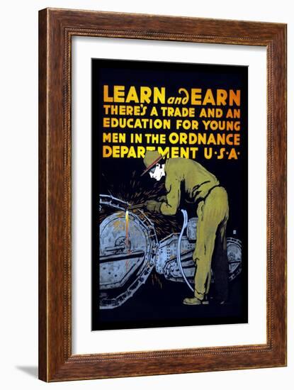 Learn and Earn-Charles Buckles Falls-Framed Art Print