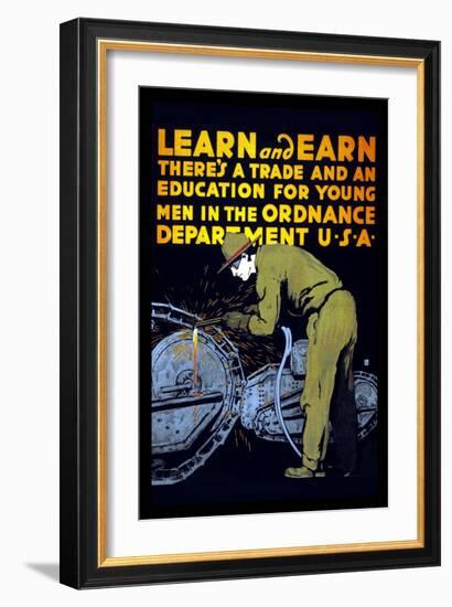 Learn and Earn-Charles Buckles Falls-Framed Art Print