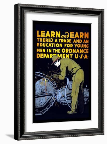 Learn and Earn-Charles Buckles Falls-Framed Art Print