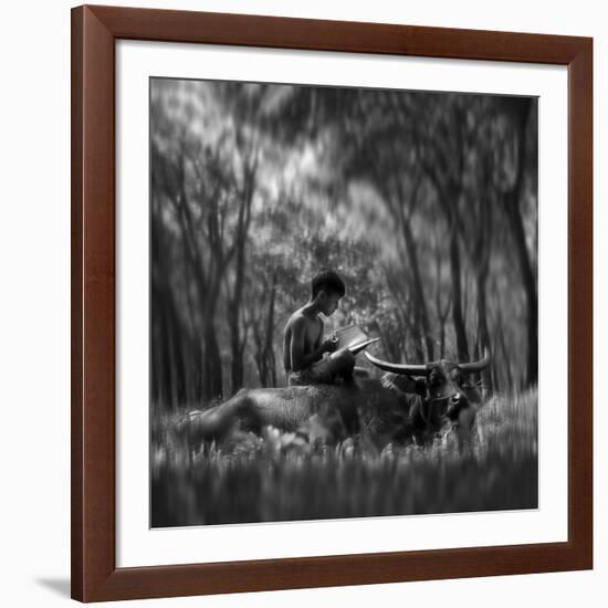 Learn Spirit-Antonyus Bunjamin (Abe)-Framed Giclee Print