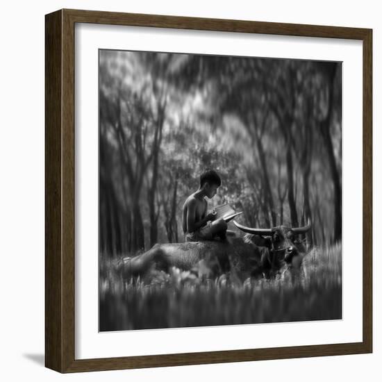 Learn Spirit-Antonyus Bunjamin (Abe)-Framed Photographic Print