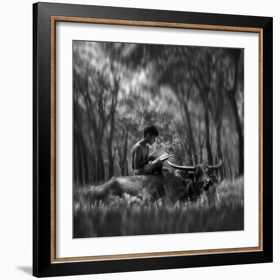 Learn Spirit-Antonyus Bunjamin (Abe)-Framed Photographic Print