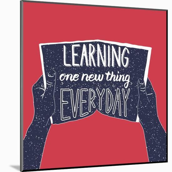 Learning One New Thing Everyday-Ivanov Alexey-Mounted Art Print