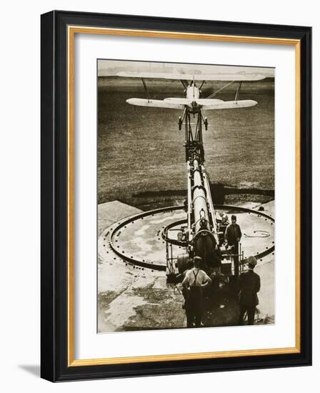 Learning the Tricks of the Catapult-English Photographer-Framed Giclee Print