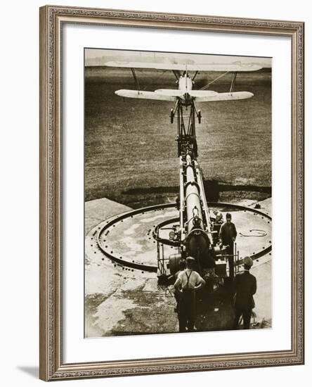 Learning the Tricks of the Catapult-English Photographer-Framed Giclee Print