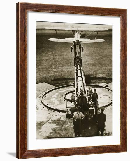 Learning the Tricks of the Catapult-English Photographer-Framed Giclee Print