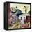 "Learning to Fly", June 20, 1953-John Falter-Framed Premier Image Canvas