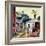 "Learning to Fly", June 20, 1953-John Falter-Framed Giclee Print