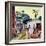 "Learning to Fly", June 20, 1953-John Falter-Framed Giclee Print