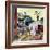 "Learning to Fly", June 20, 1953-John Falter-Framed Giclee Print