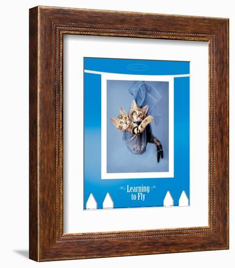 Learning to Fly-Rachael Hale-Framed Art Print