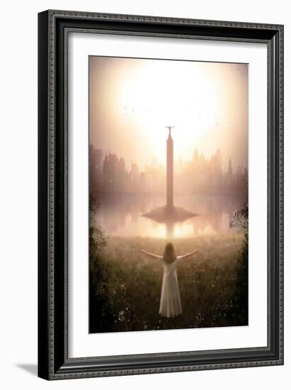 Learning to Fly-Stephane Belin-Framed Art Print