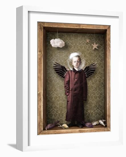 Learning to fly-Trygve Skogrand-Framed Giclee Print