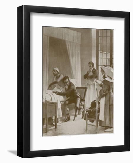 Learning to Listen for Disease-Theobald Chartran-Framed Giclee Print