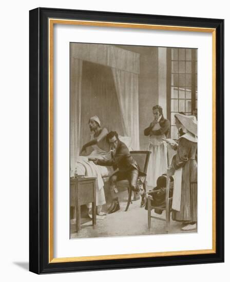 Learning to Listen for Disease-Theobald Chartran-Framed Giclee Print