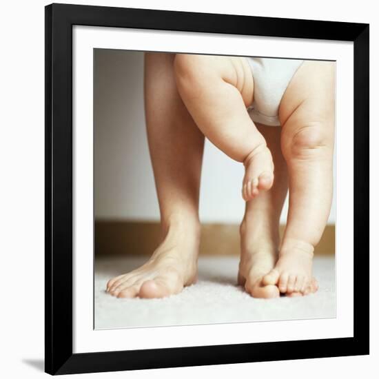 Learning To Walk-Cristina-Framed Photographic Print